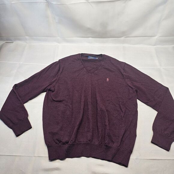 polo ralph lauren merino‎ wool sweater Men Large - Picture 1 of 7